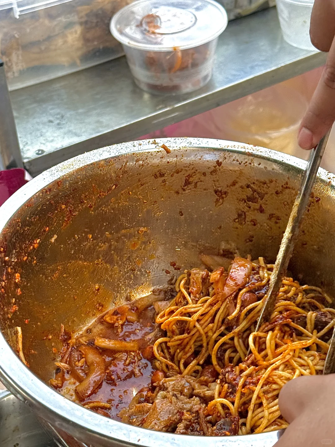 终于尝到了邯郸很多人都在团购的拌面！?