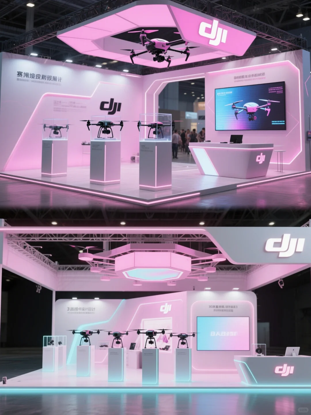 AIGC | 大疆无人机展概念设计