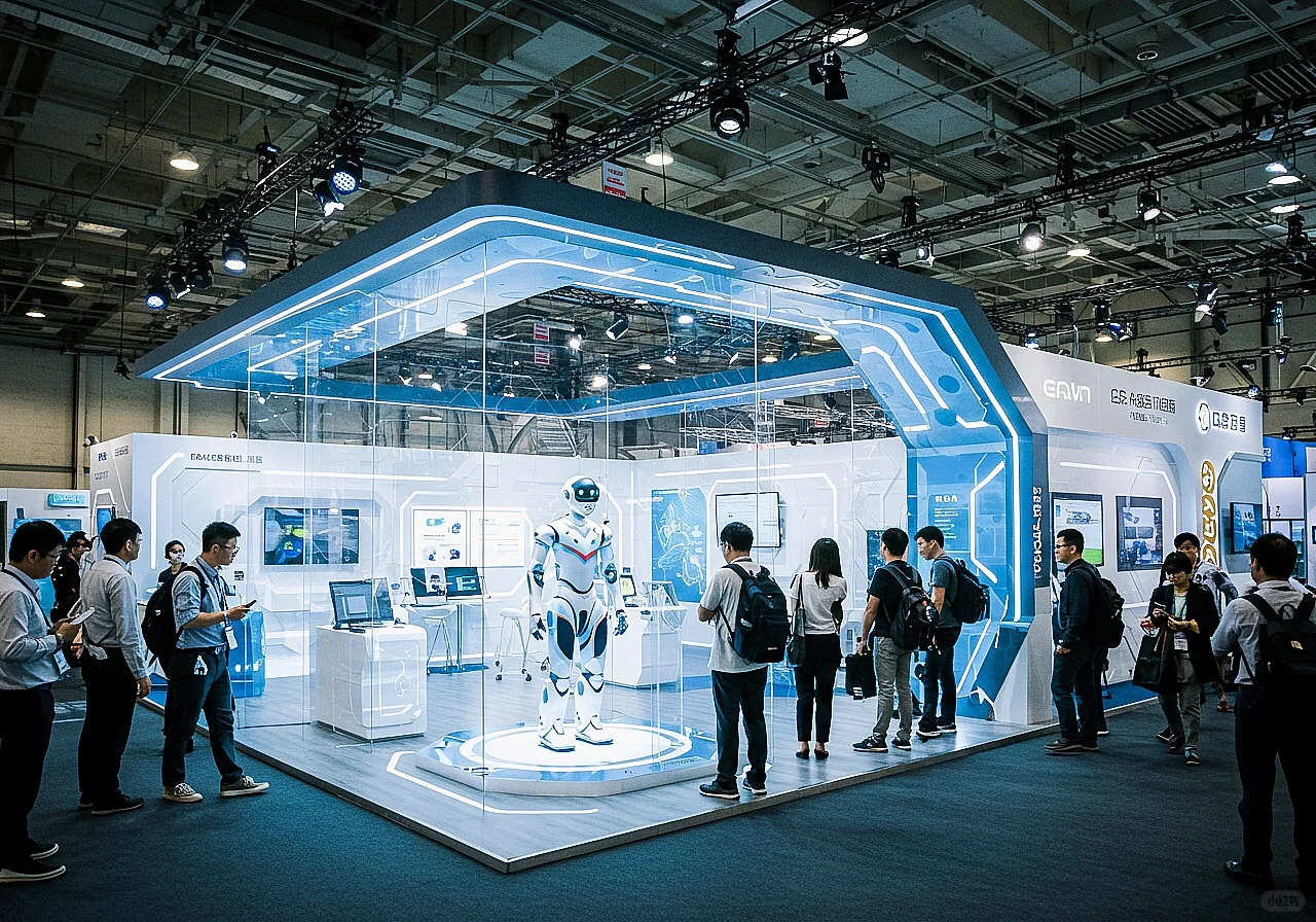 ?️快闪展位展台｜机器人EXA×零号机展舱来啦