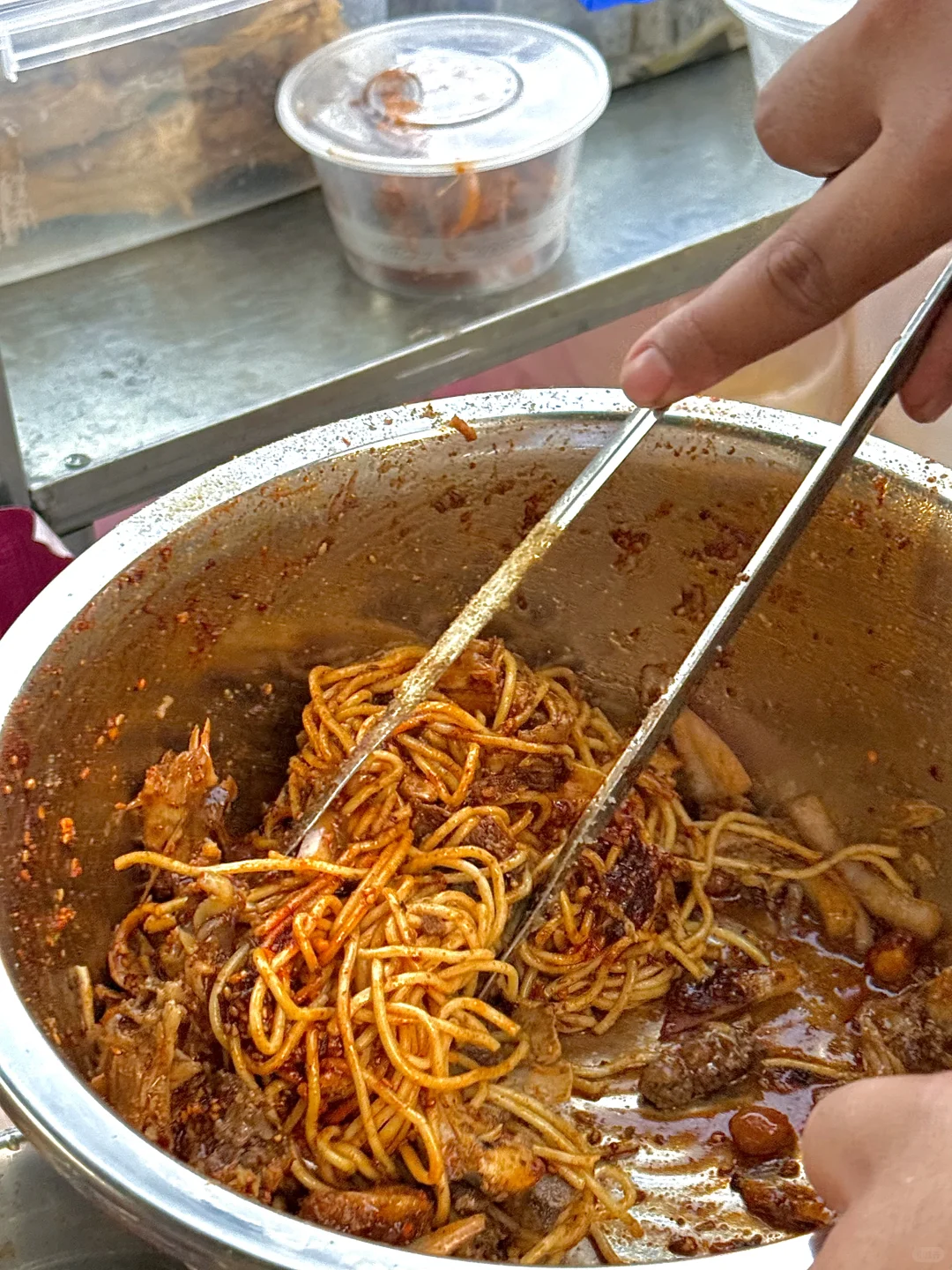 终于尝到了邯郸很多人都在团购的拌面！?