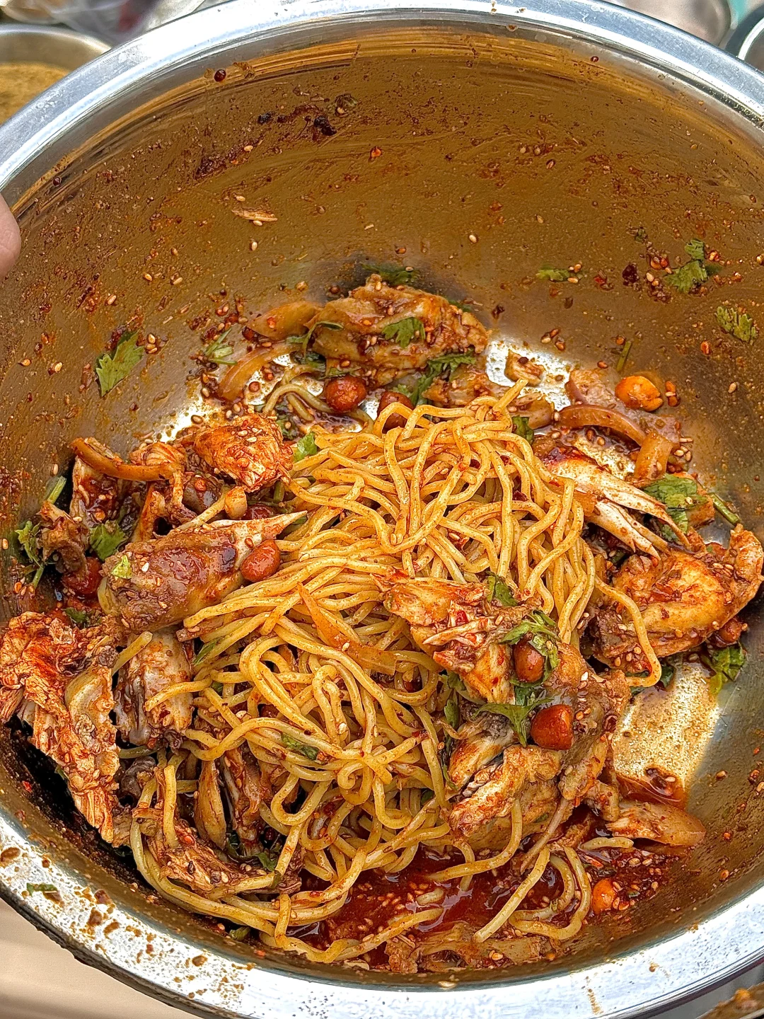 终于尝到了邯郸很多人都在团购的拌面！?