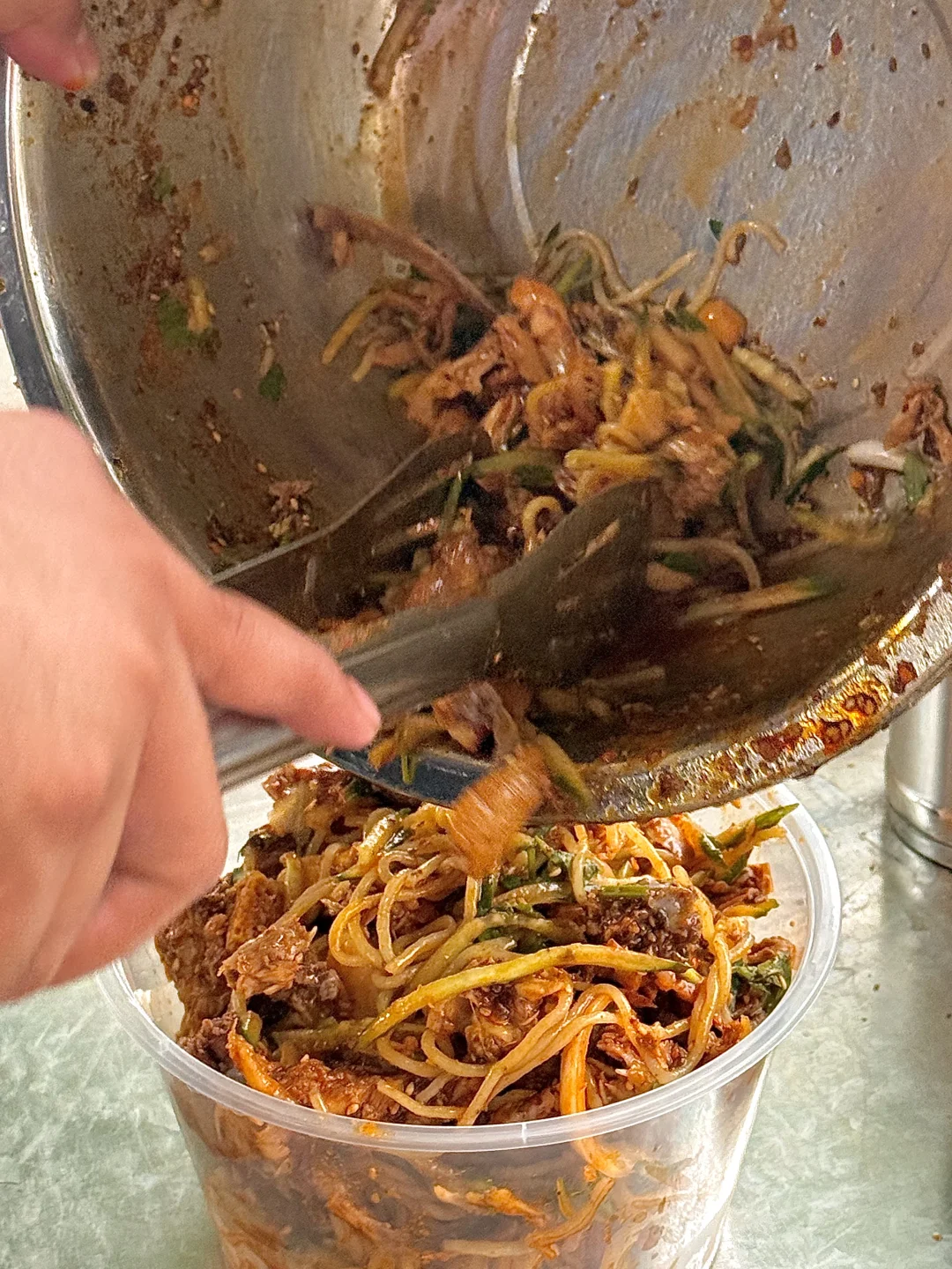 终于尝到了邯郸很多人都在团购的拌面！?