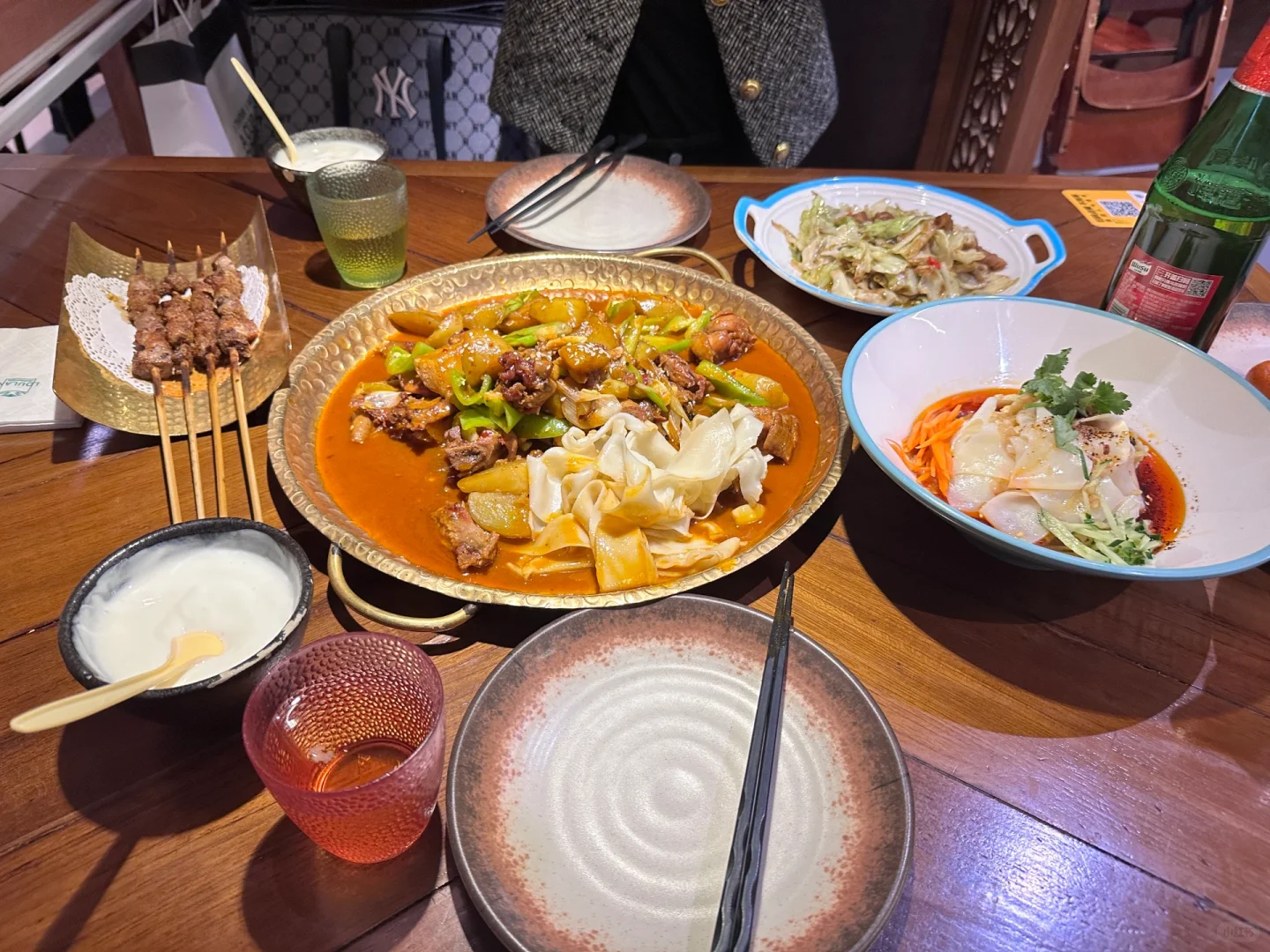 打卡成功✅美乐城——楼兰·新疆大盘鸡