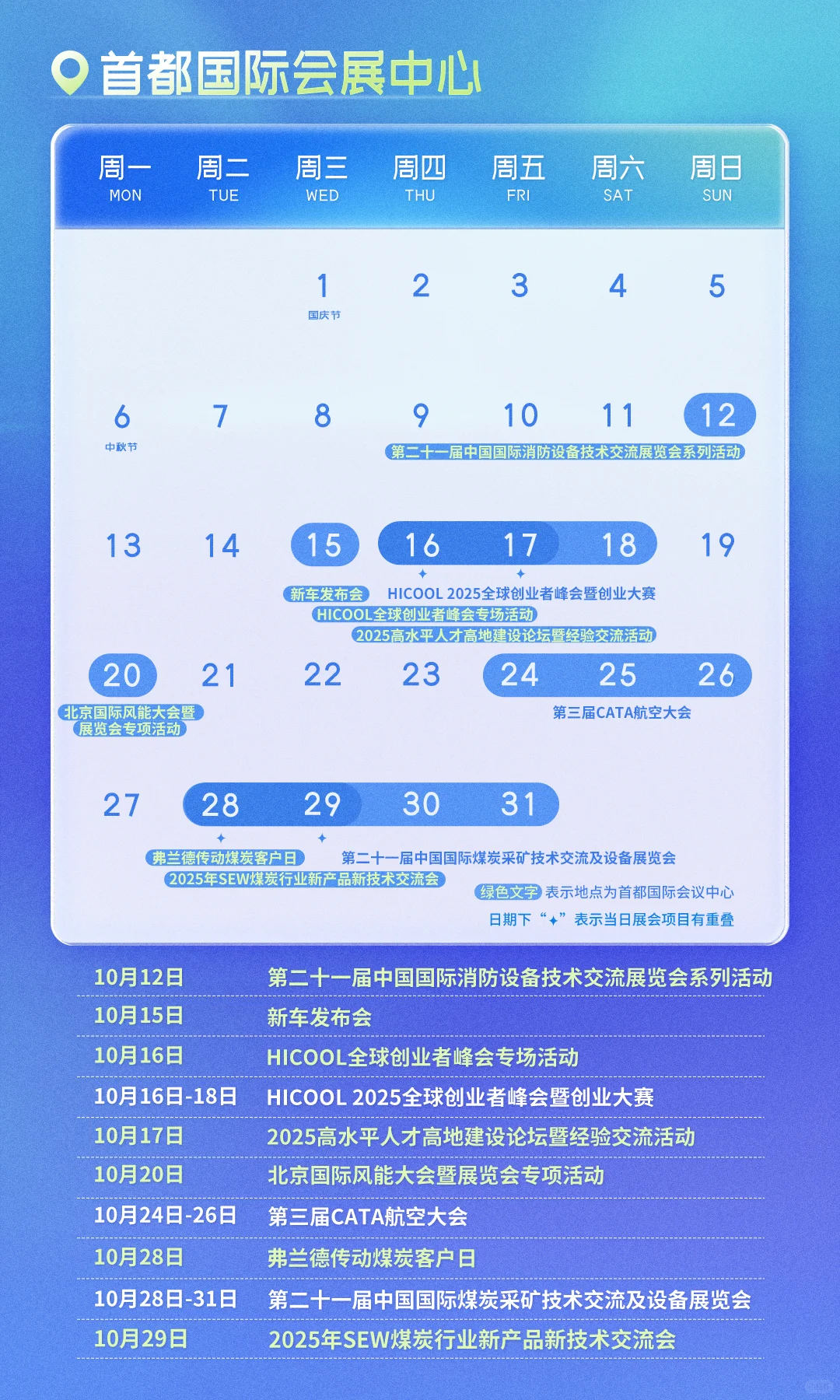 10月必逛展会清单！这波必须Mark