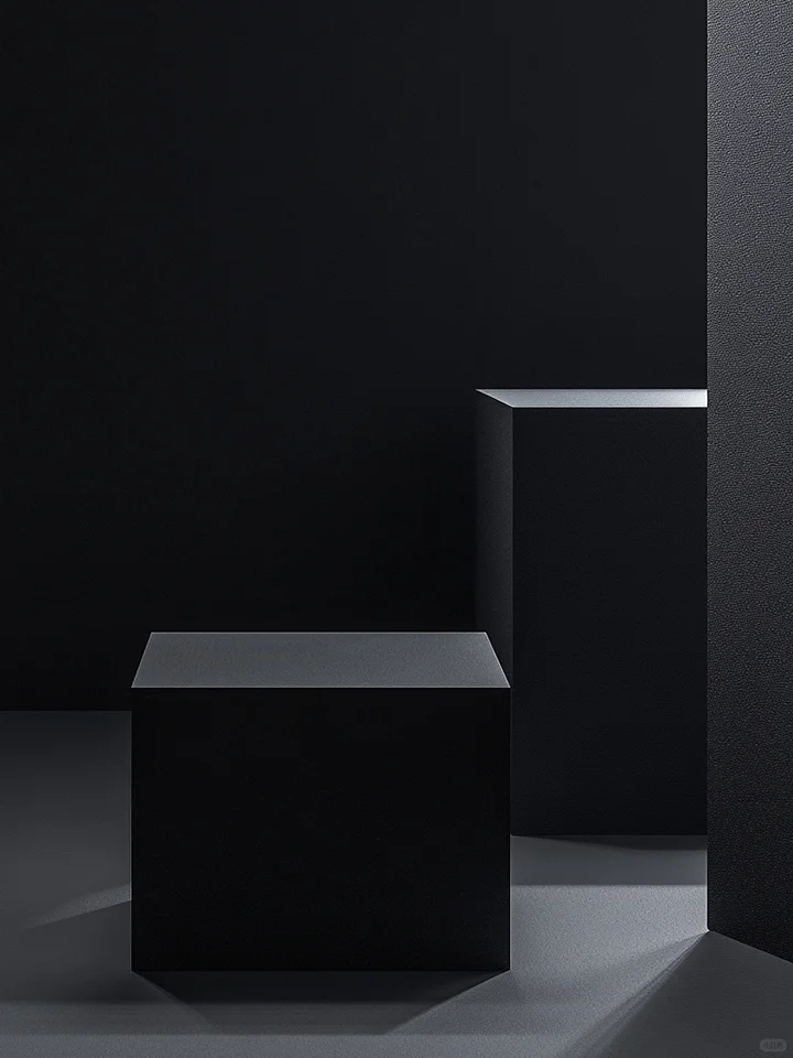 深黑色商务经典简约常用场景背景素材分享