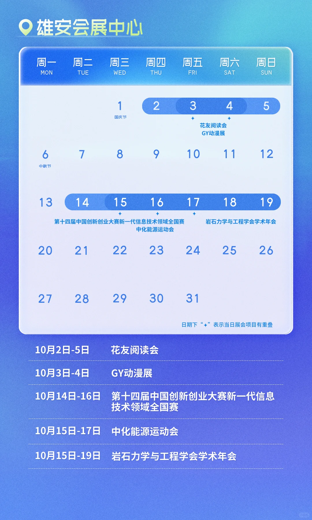 10月必逛展会清单！这波必须Mark