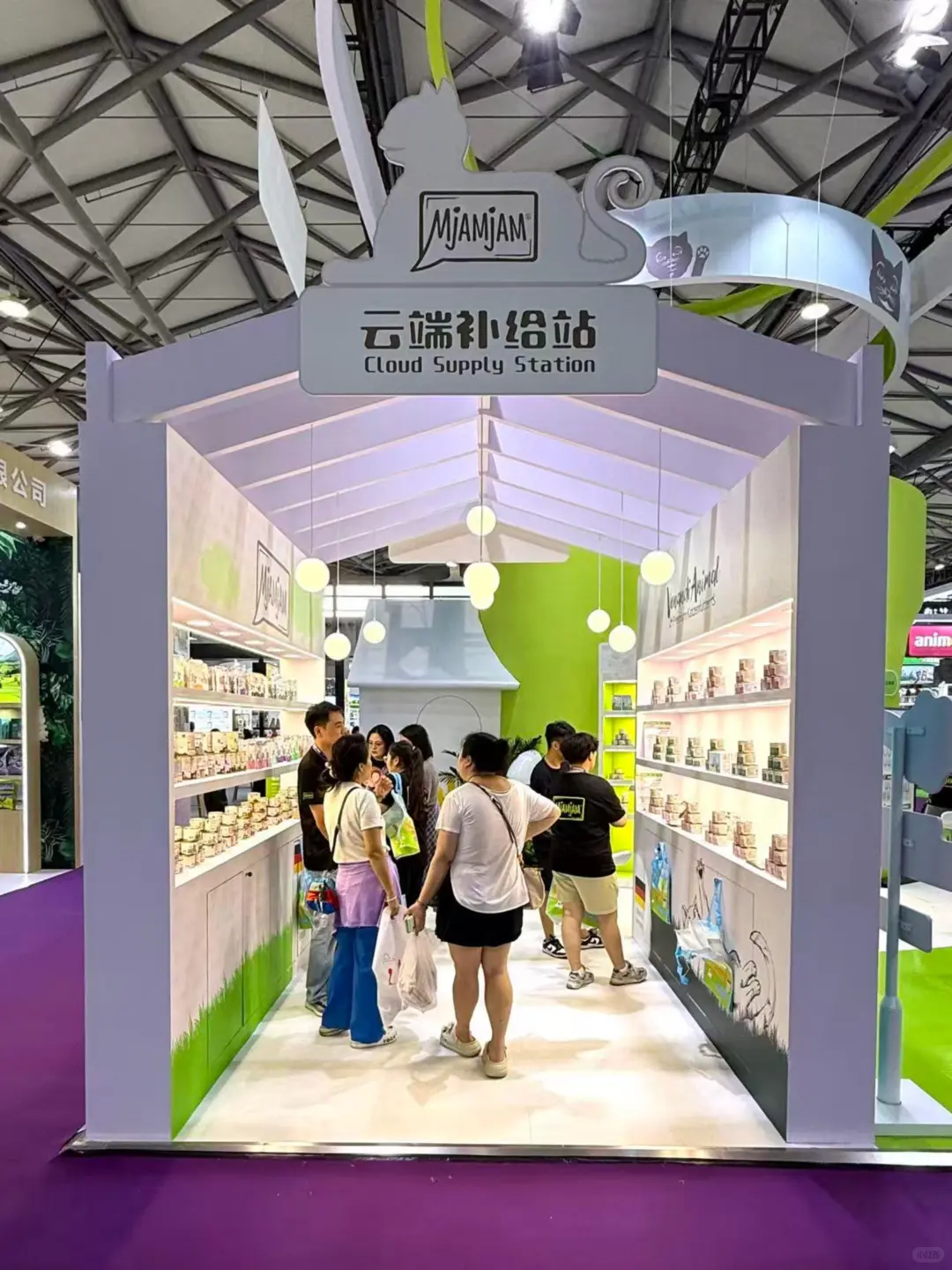 亚宠展宠物展台设计~宠物友好空中花园