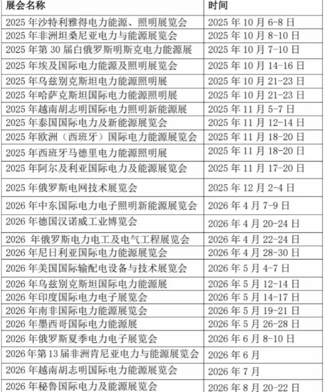 2025-2026最新展会计划 #北京华商力拓国际