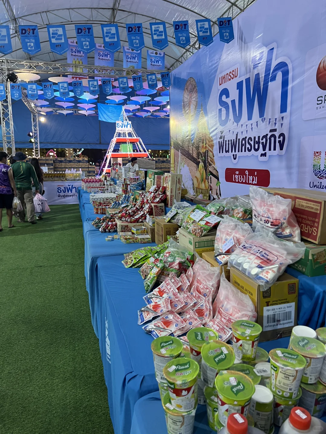 清迈｜谁还没去鲜花节门口的展销会呀？