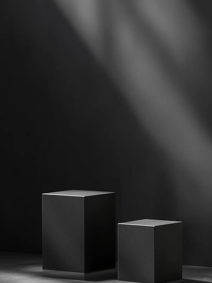 深黑色商务经典简约常用场景背景素材分享