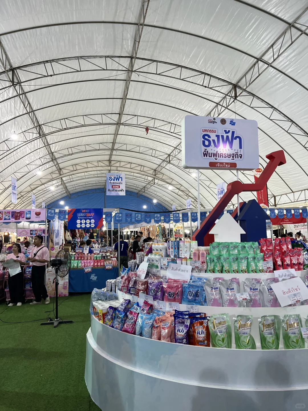 清迈｜谁还没去鲜花节门口的展销会呀？