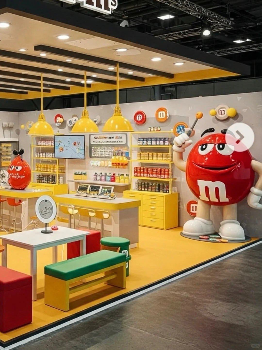 ?创意糖果主题展台设计！超有趣！?