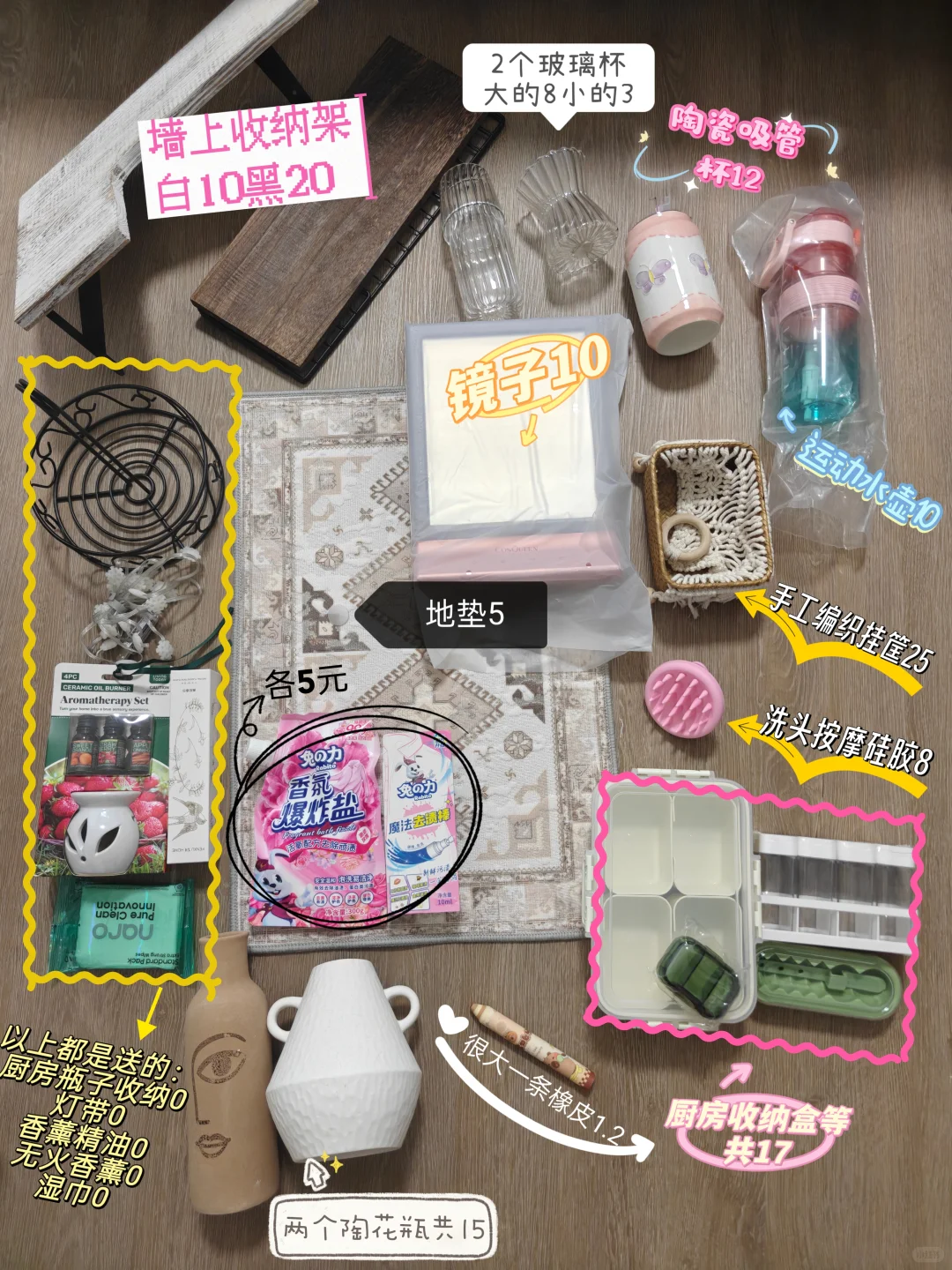 撤展搜刮到的羊毛