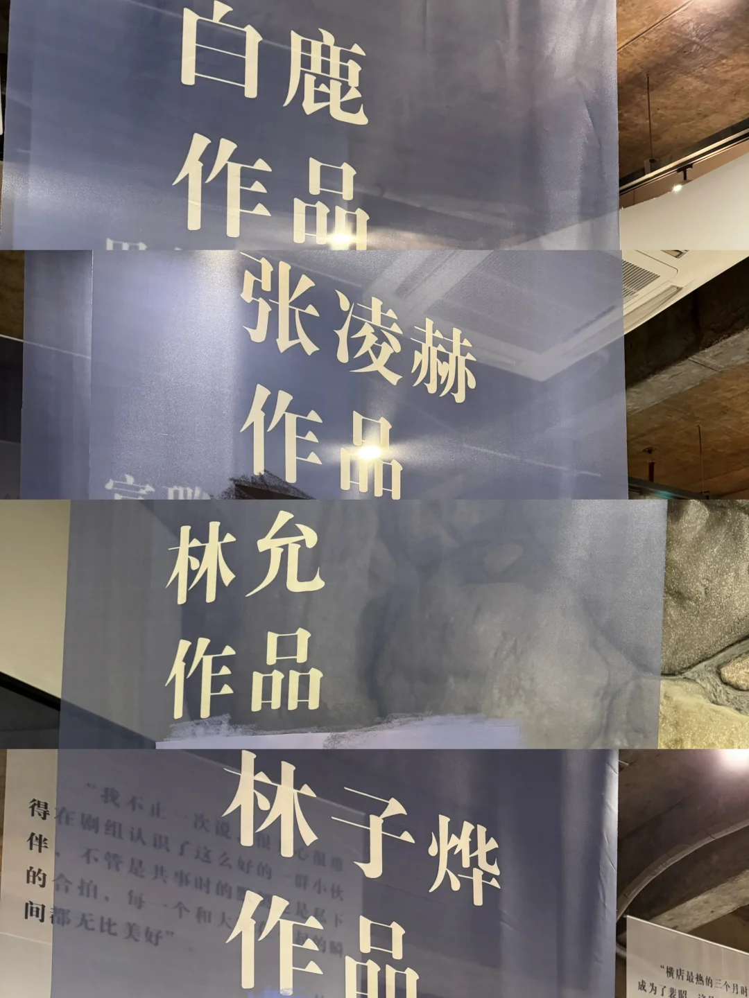来横店看白鹿张云龙张凌赫……的摄影展～