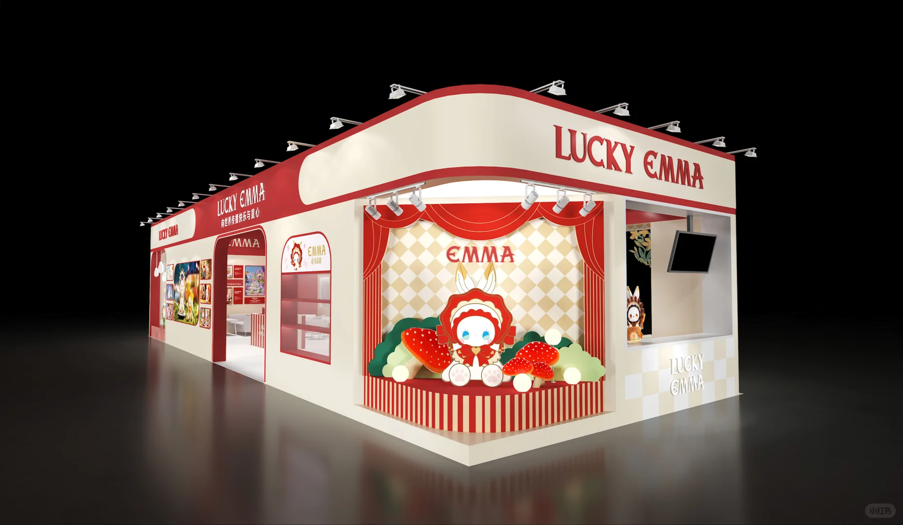 全球IP授权展-展台设计搭建案例