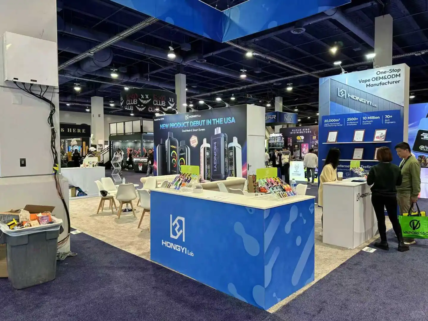 美国18平小展会展台设计和搭建