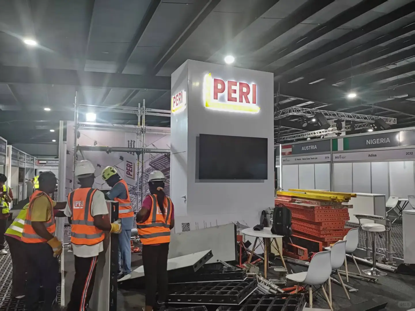 尼日利亚五大行业展布展中