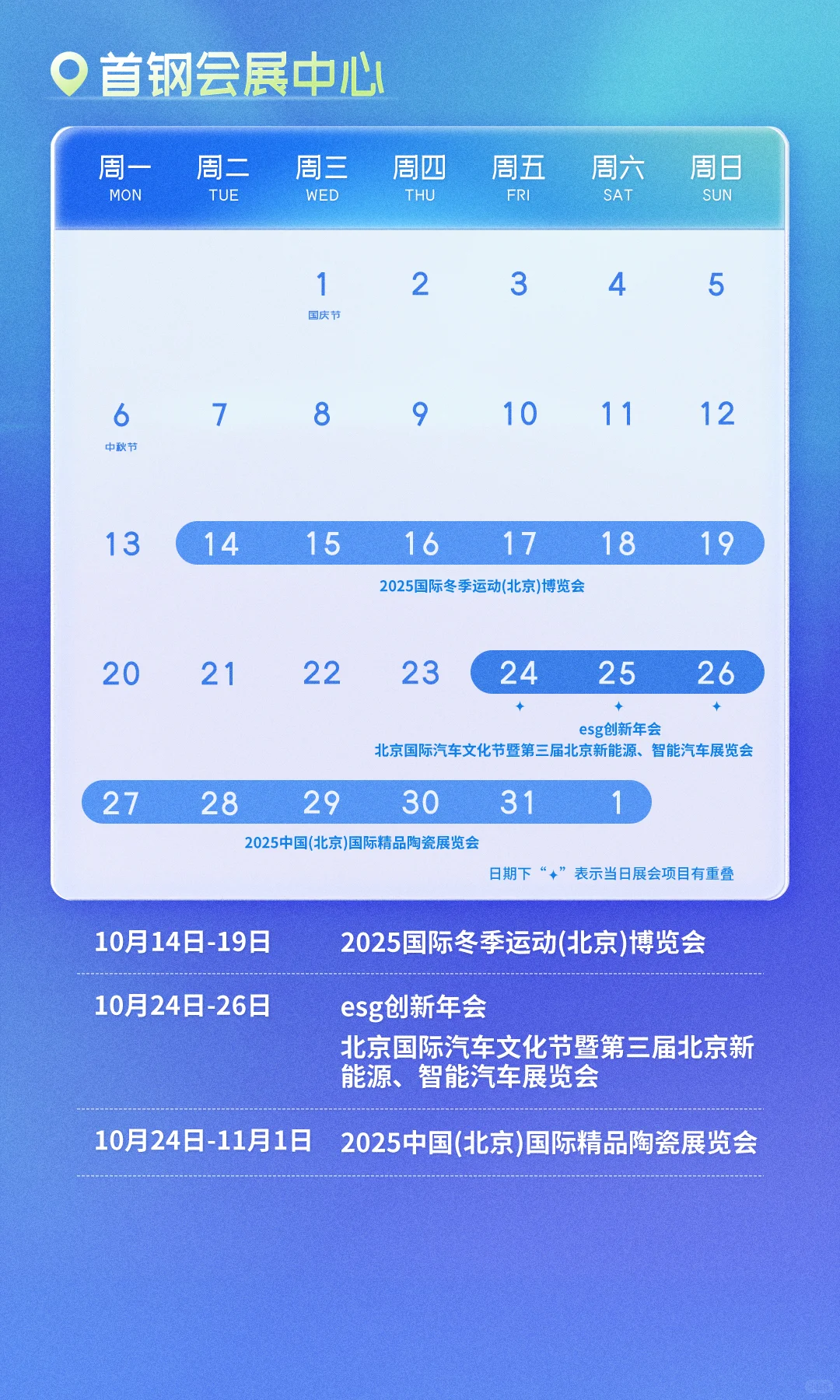 10月必逛展会清单！这波必须Mark