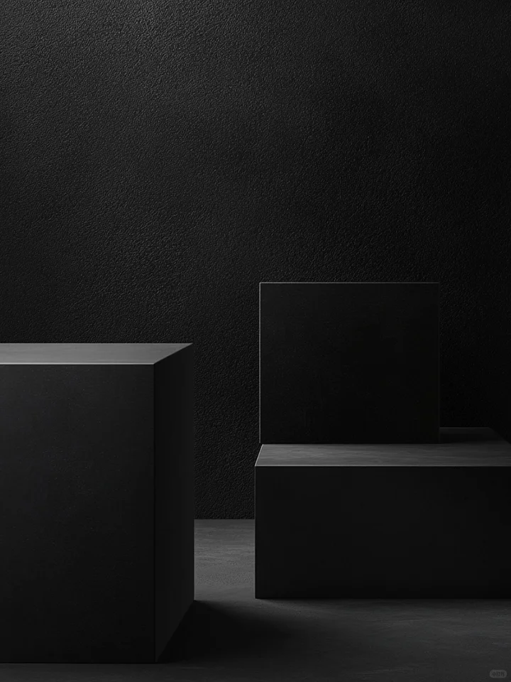 深黑色商务经典简约常用场景背景素材分享
