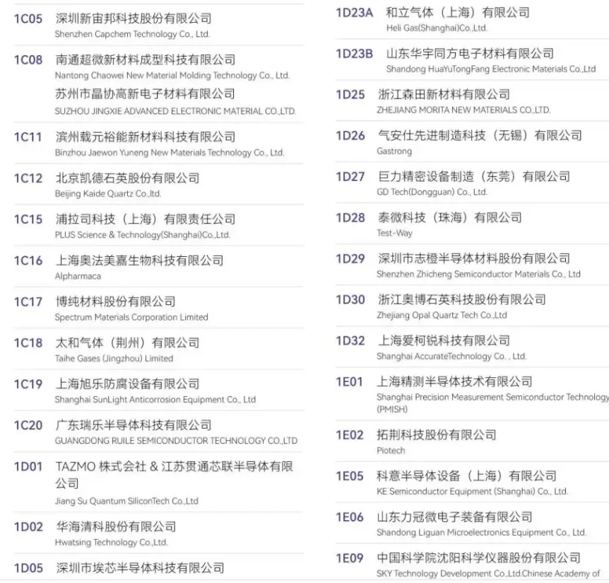 湾芯展倒计时！干货！附展商名录和展位图