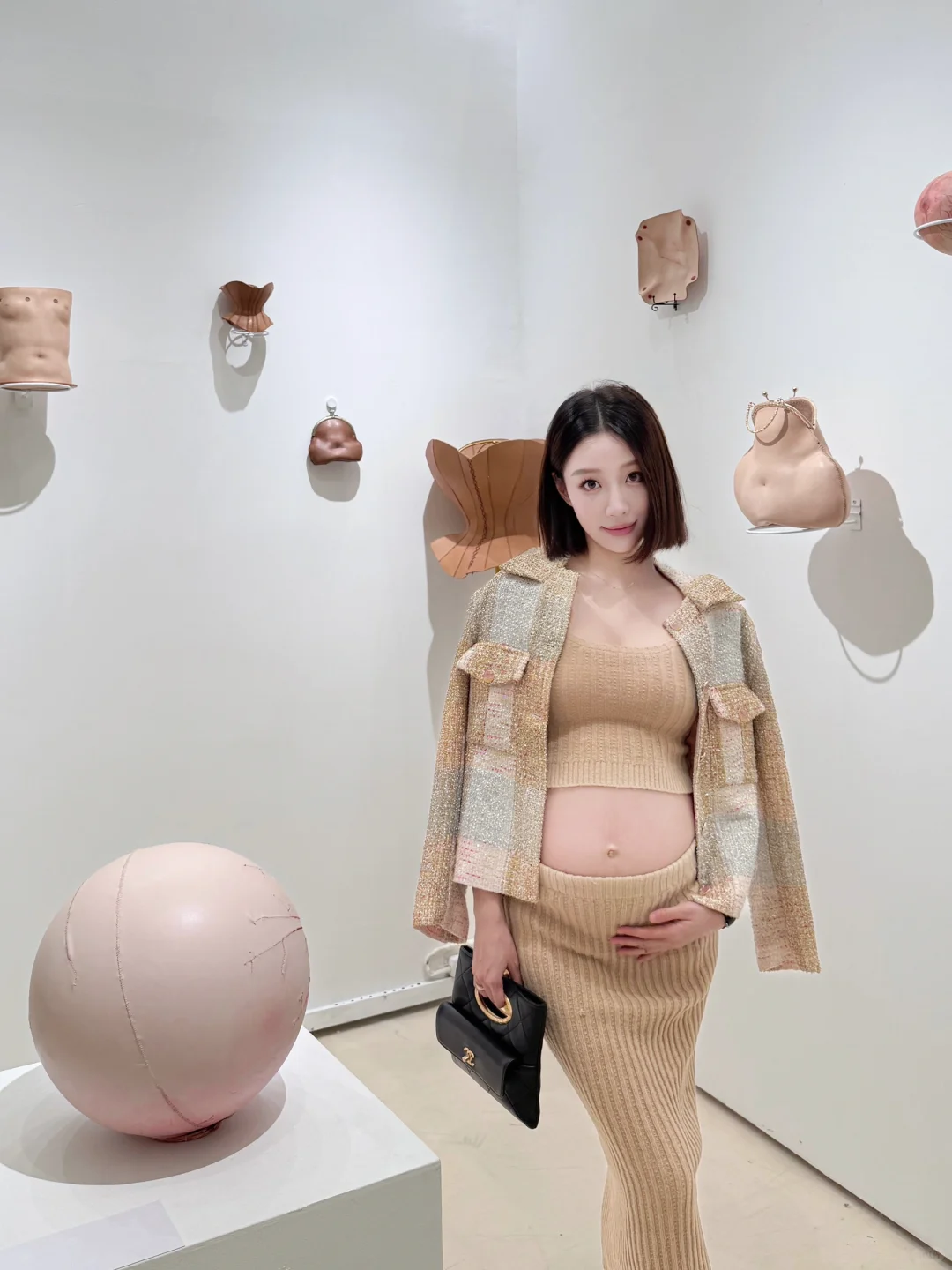 孕29w??央美毕业展《痕迹》??太震撼了