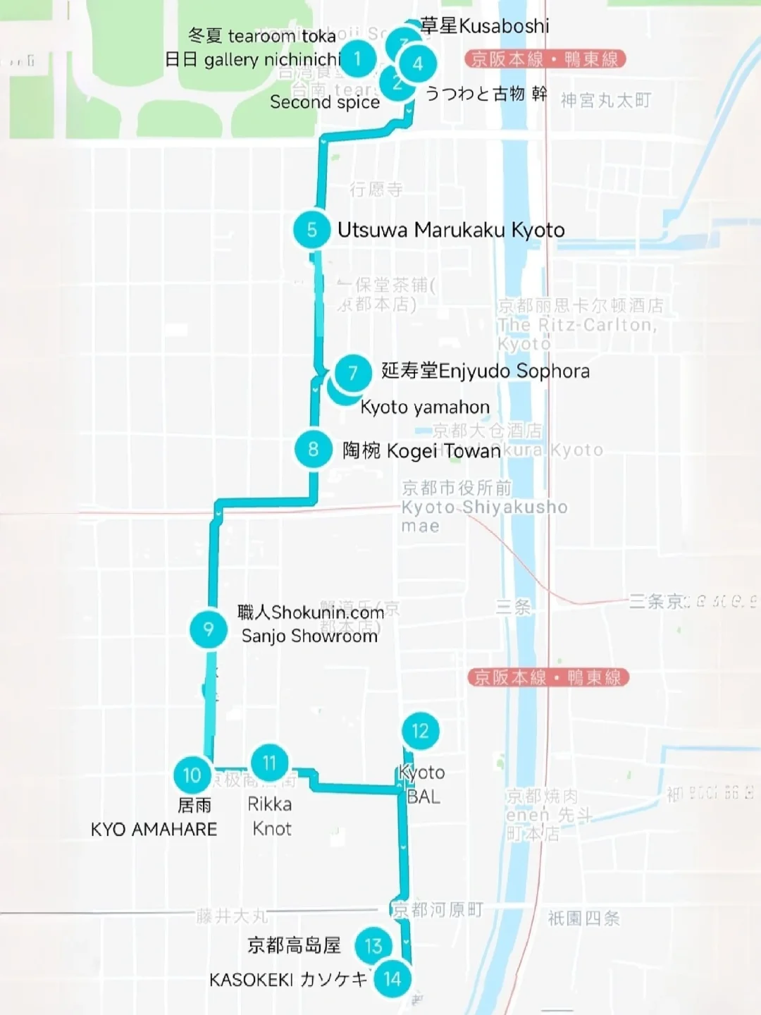 京都器皿店，帮你一网打尽（线路一）