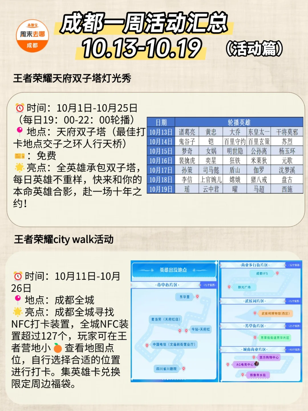 好多免费！成都本周这42个活动耍都耍不完！