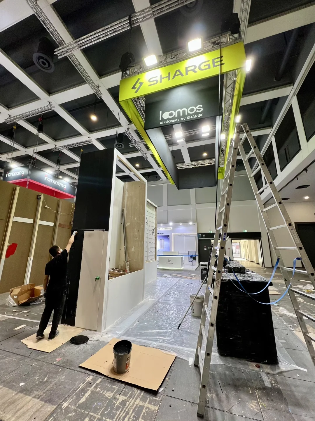 沉浸式展会搭建ing～