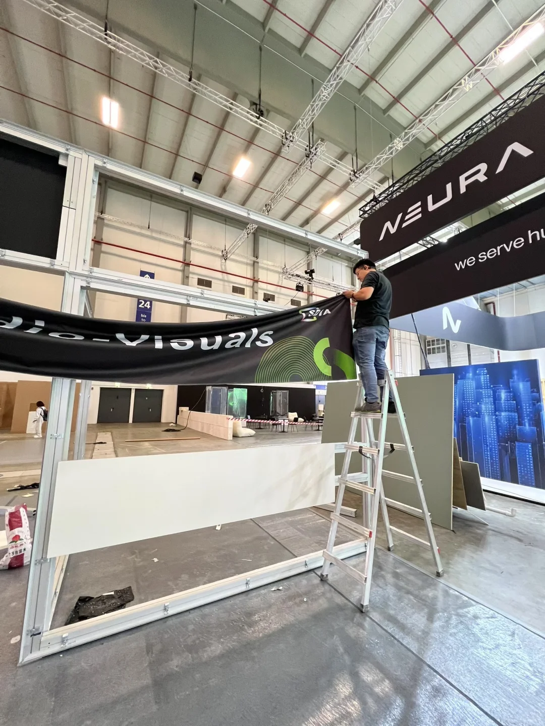 沉浸式展会搭建ing～