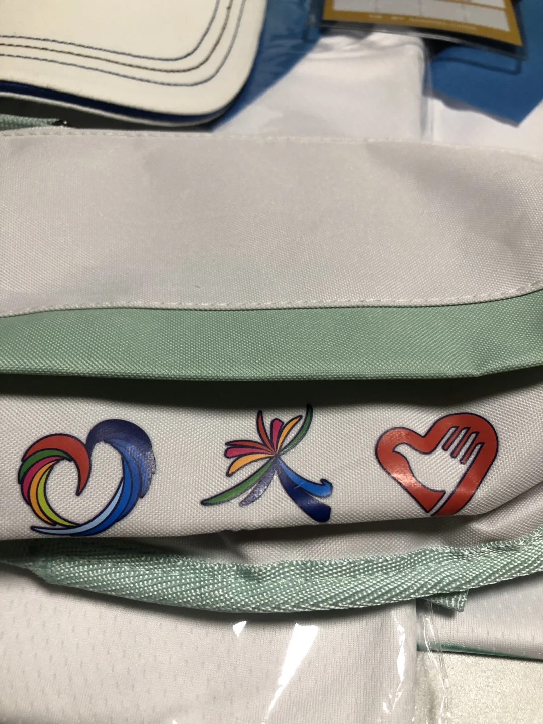 拿到东盟博览会物资了