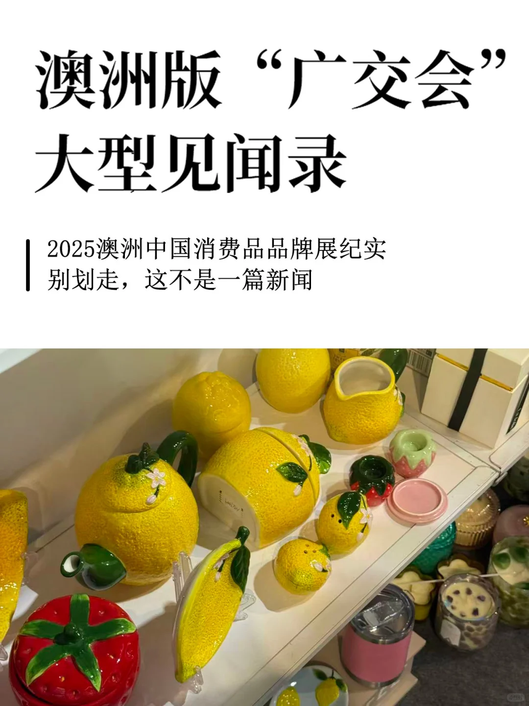 澳洲版“广交会”大型见闻录