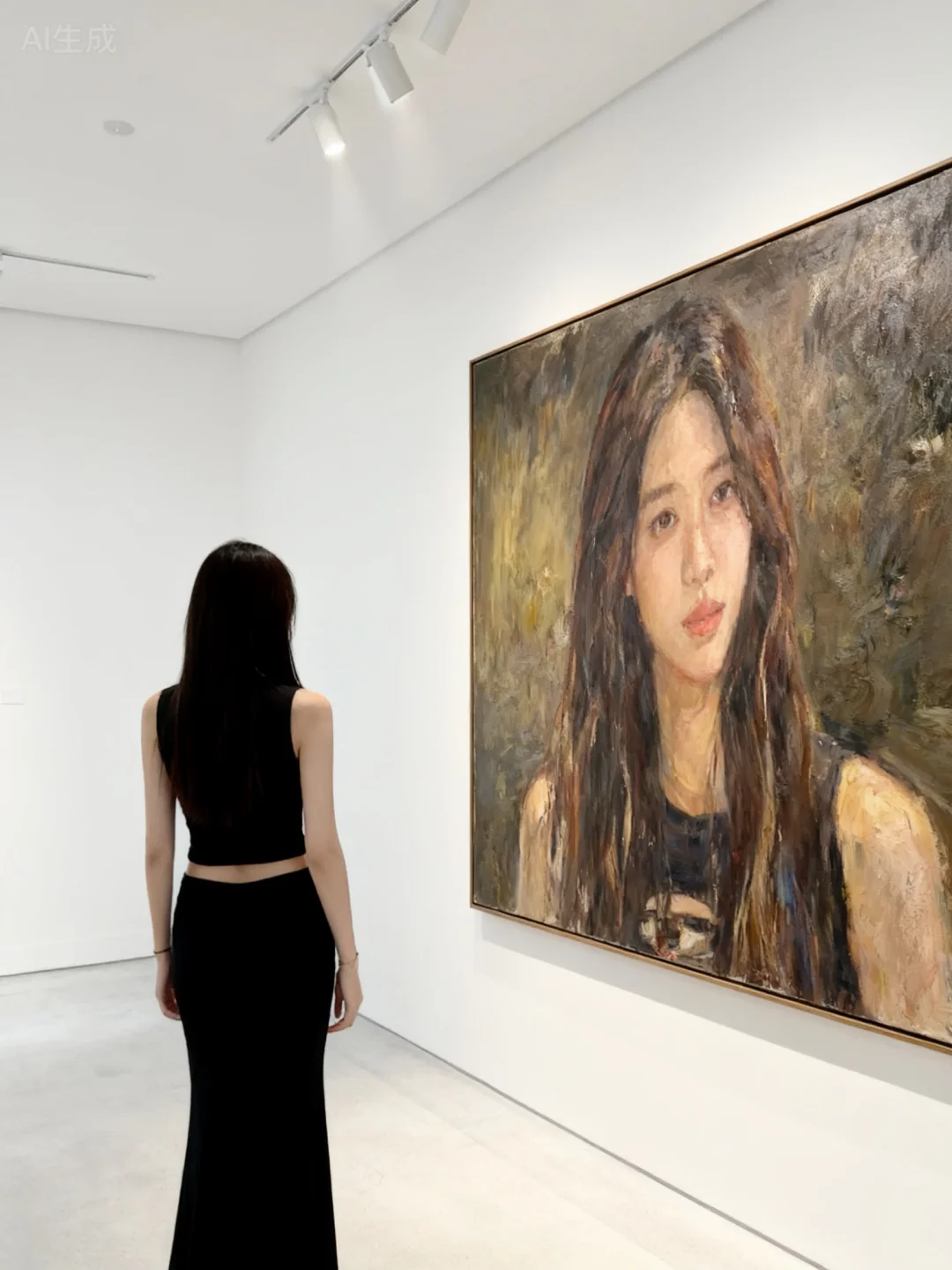 打卡自己的画展?