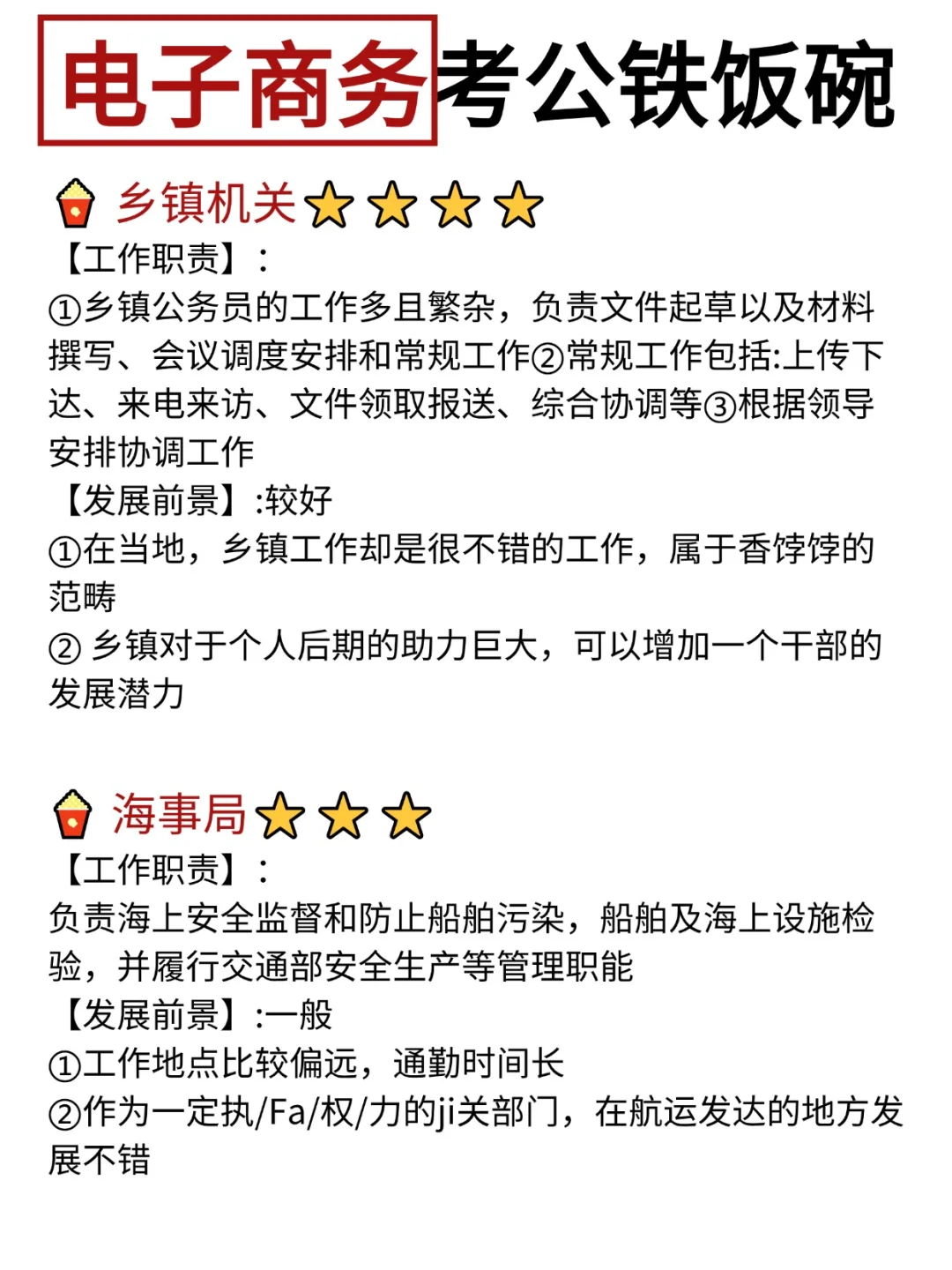 九敏！电子商务考公比当客服强！