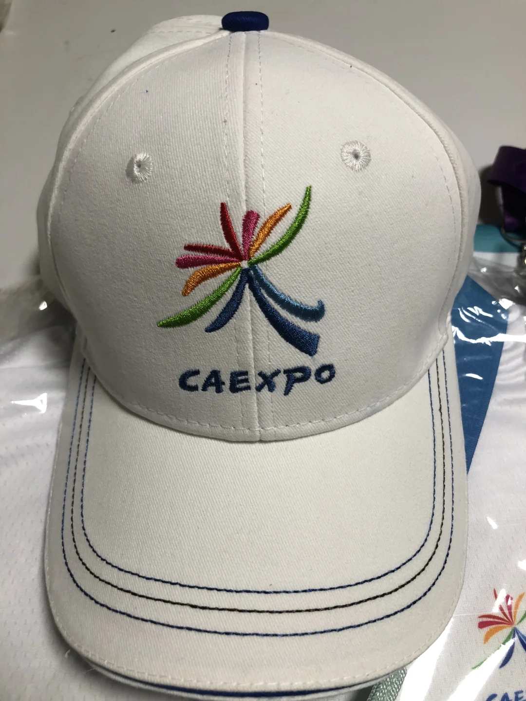 拿到东盟博览会物资了