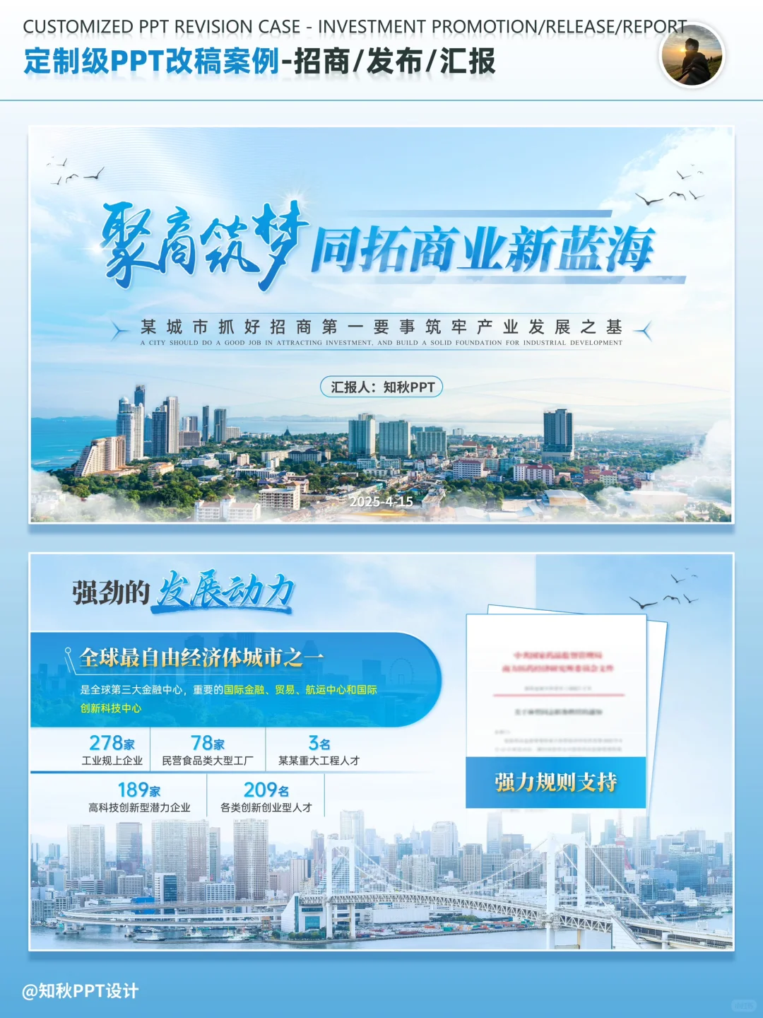 ✨招商推介PPT定制案例分享