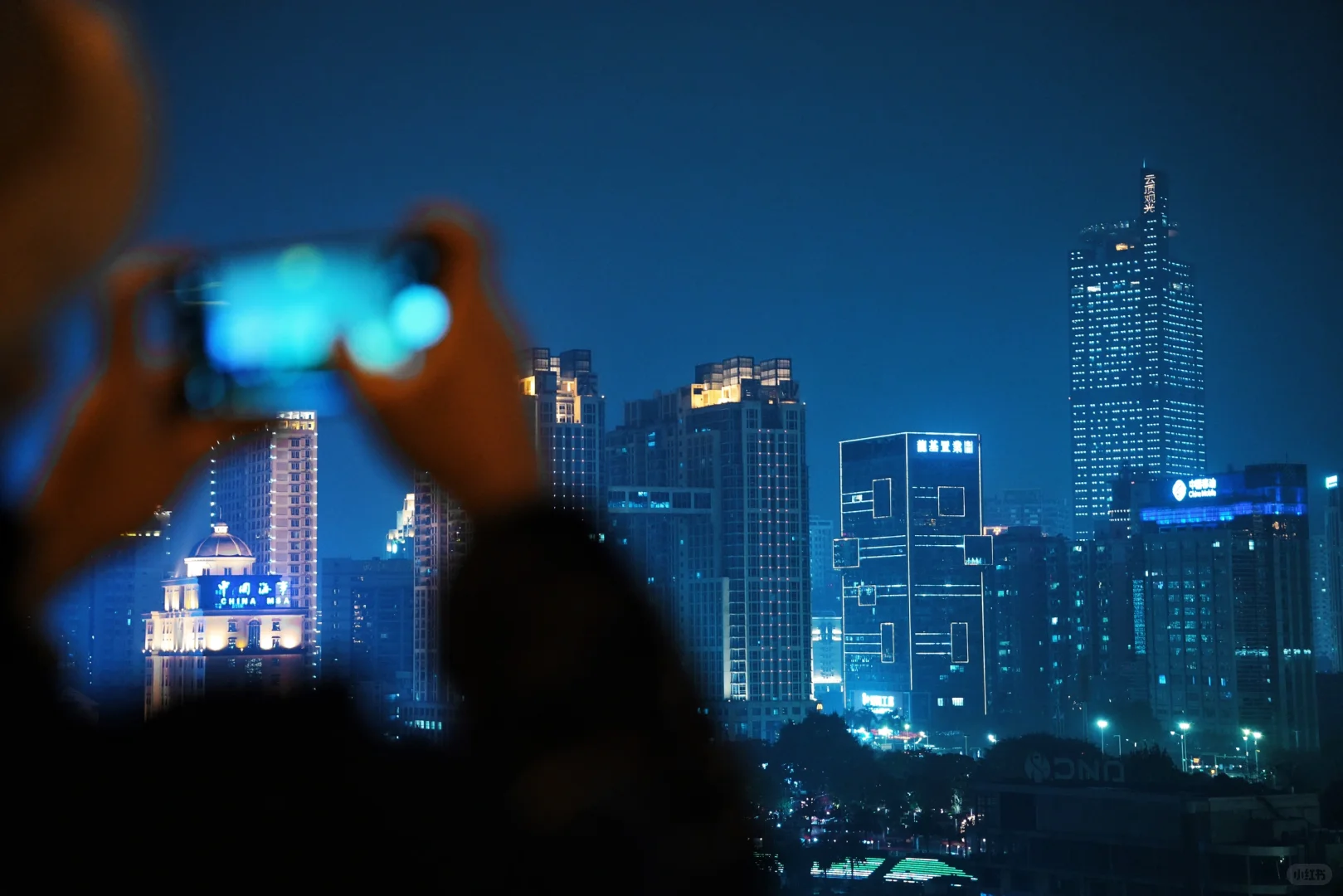 南宁｜会展中心，这个机位的夜景绝了