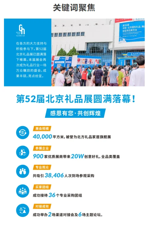 北京礼品展后报告，展会数据