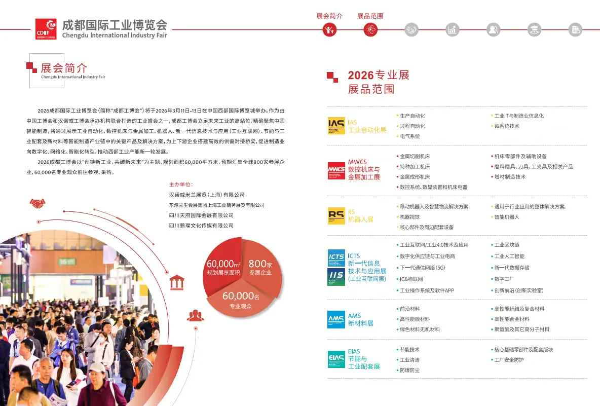 成都工博会招展商了