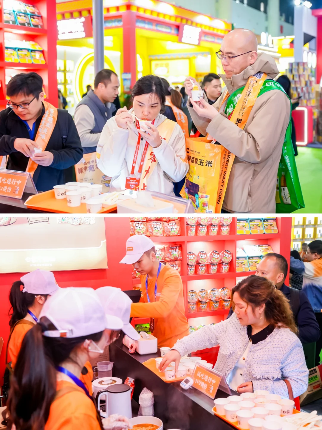 刚过去半日，糖酒会的现场已经是人山人海啦！