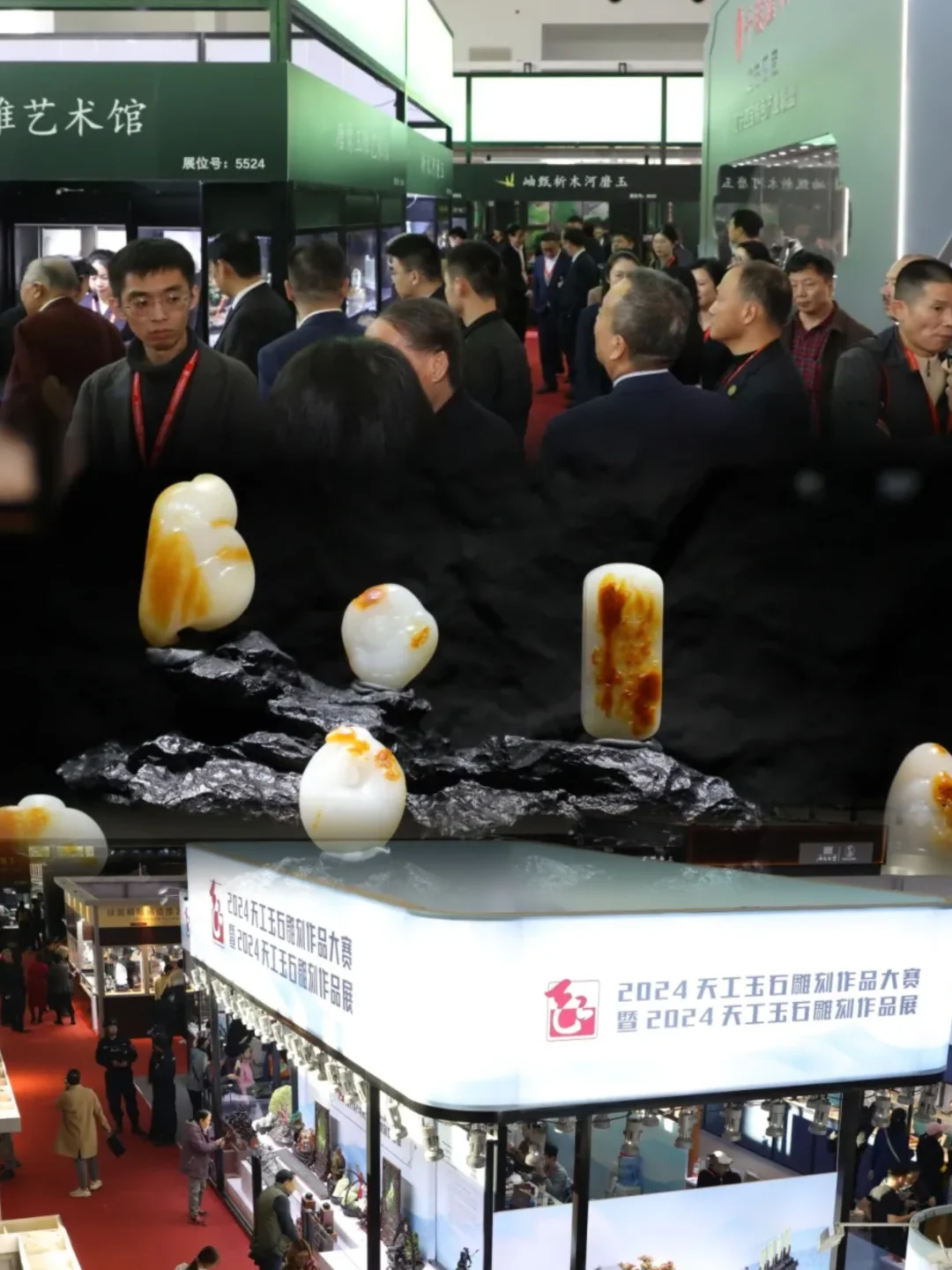 玉雕界顶流集结!北京珠宝展的“东方美学”
