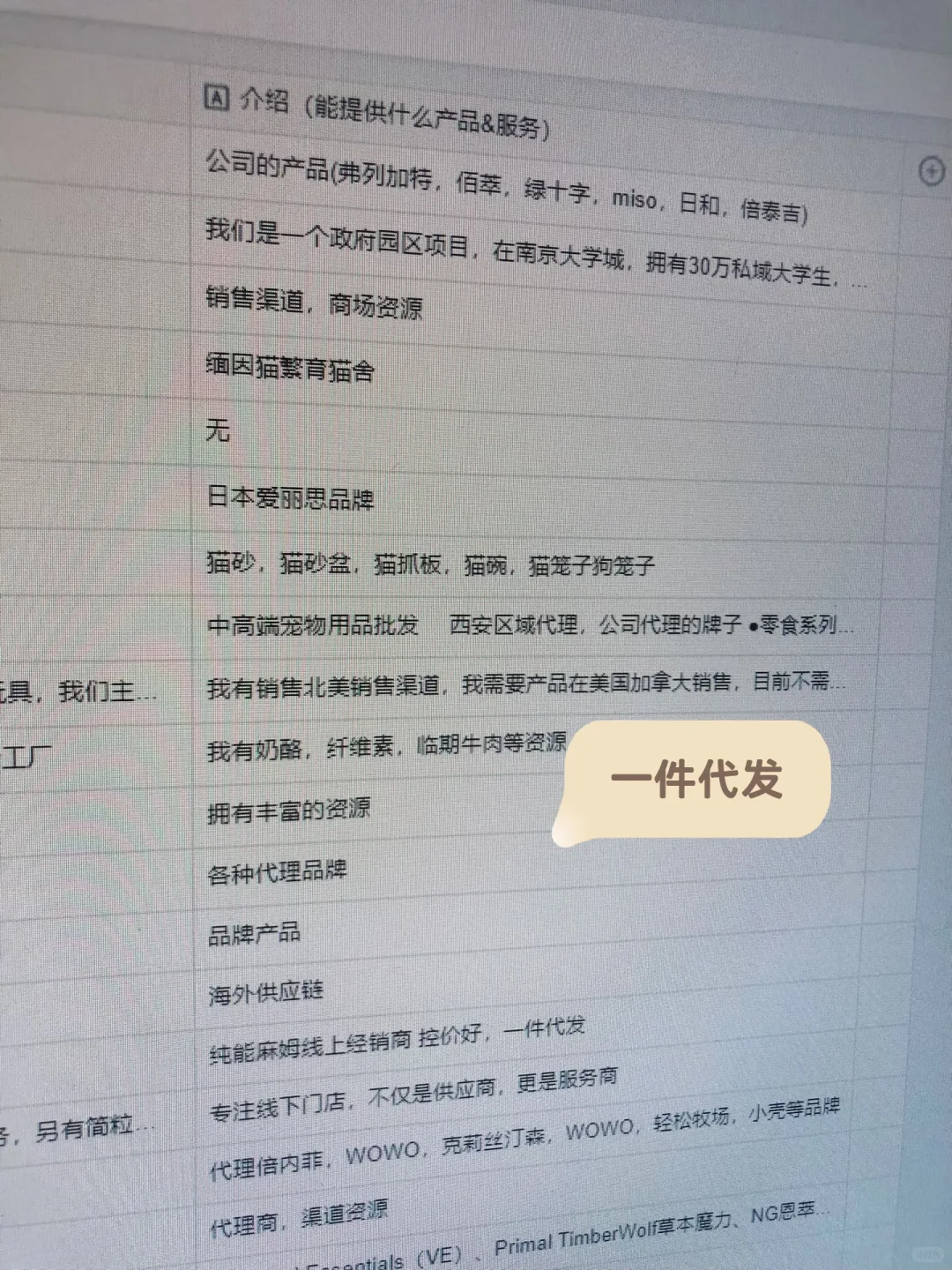 想做宠物用品一件代发的进？