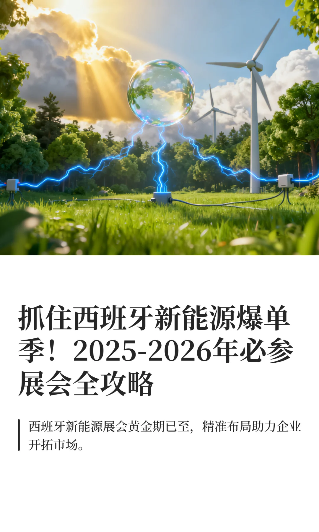 抓住新能源爆单季！25-26年欧盟参展会攻略