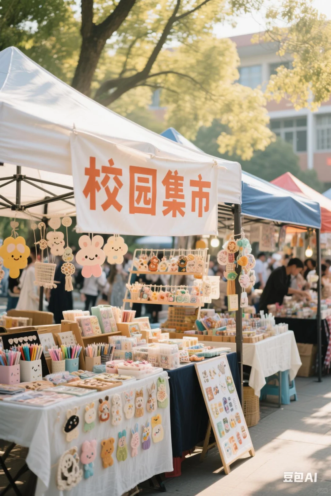 我打赌这是所有大学都有的校园集市