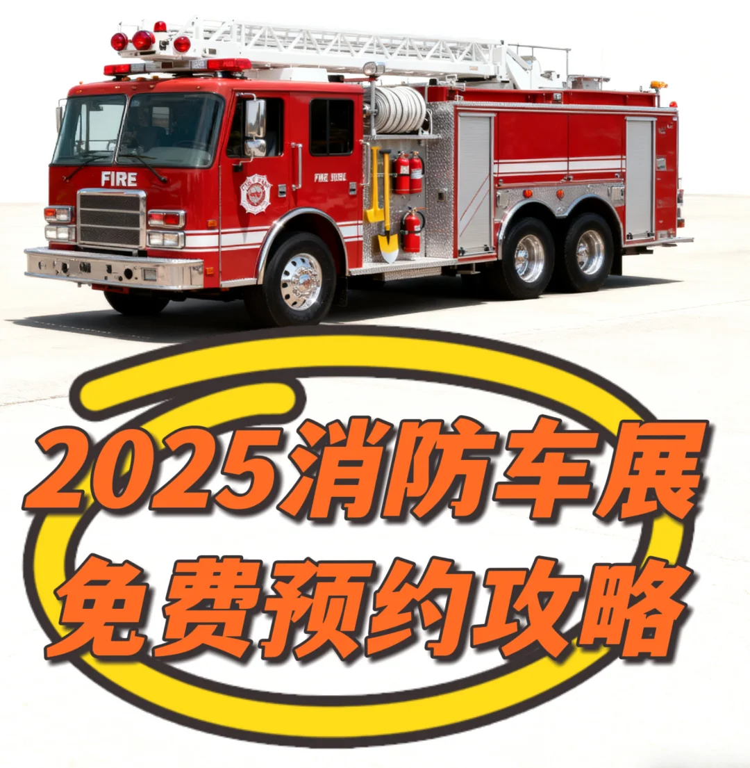 ?遛娃必冲?10.13-16消防车迷免费预约攻略
