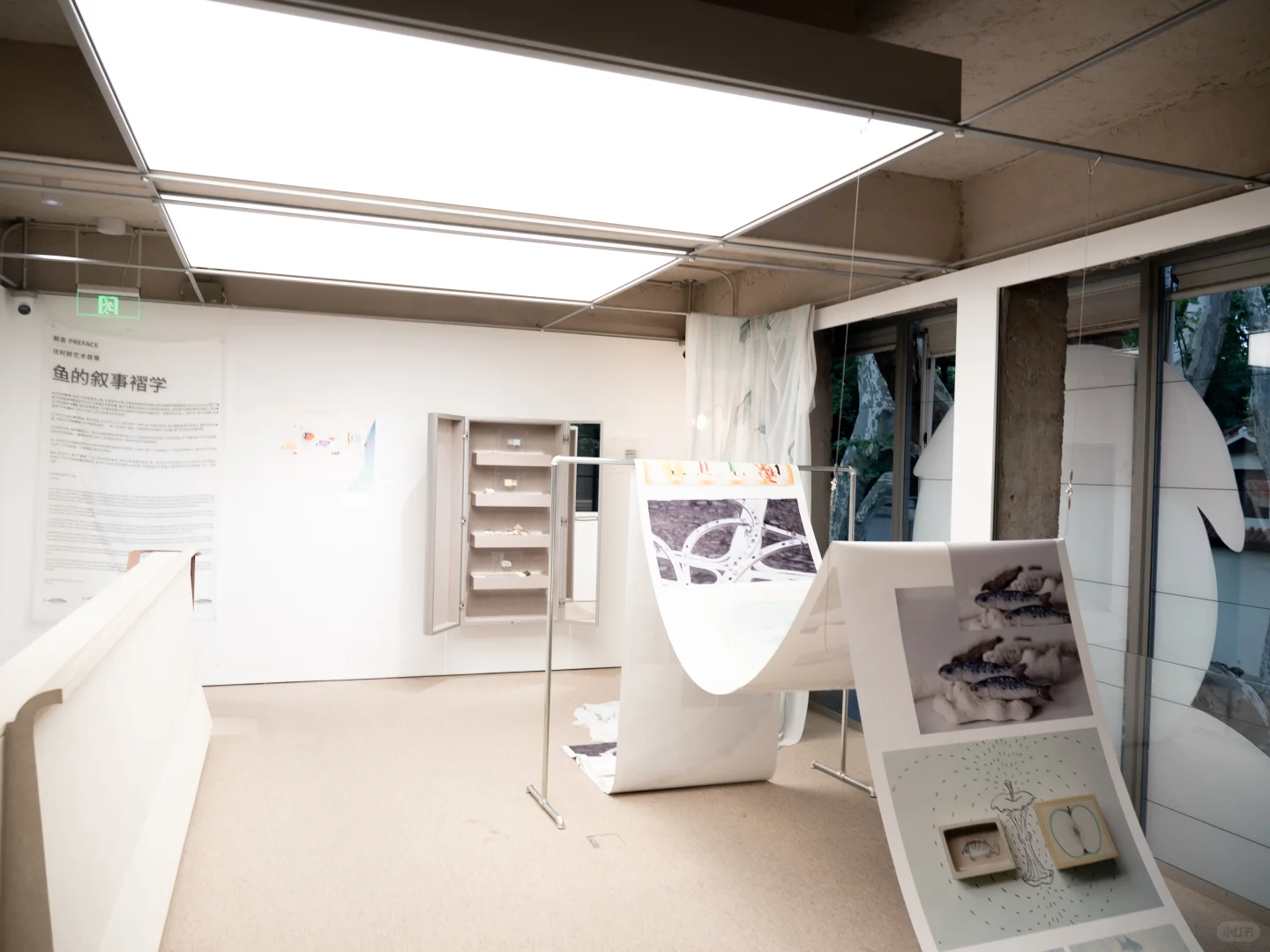 优时颜门店“帆屋”的三文鱼主题展