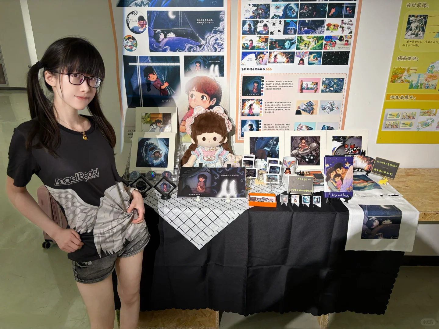 毕业展览布置完毕
