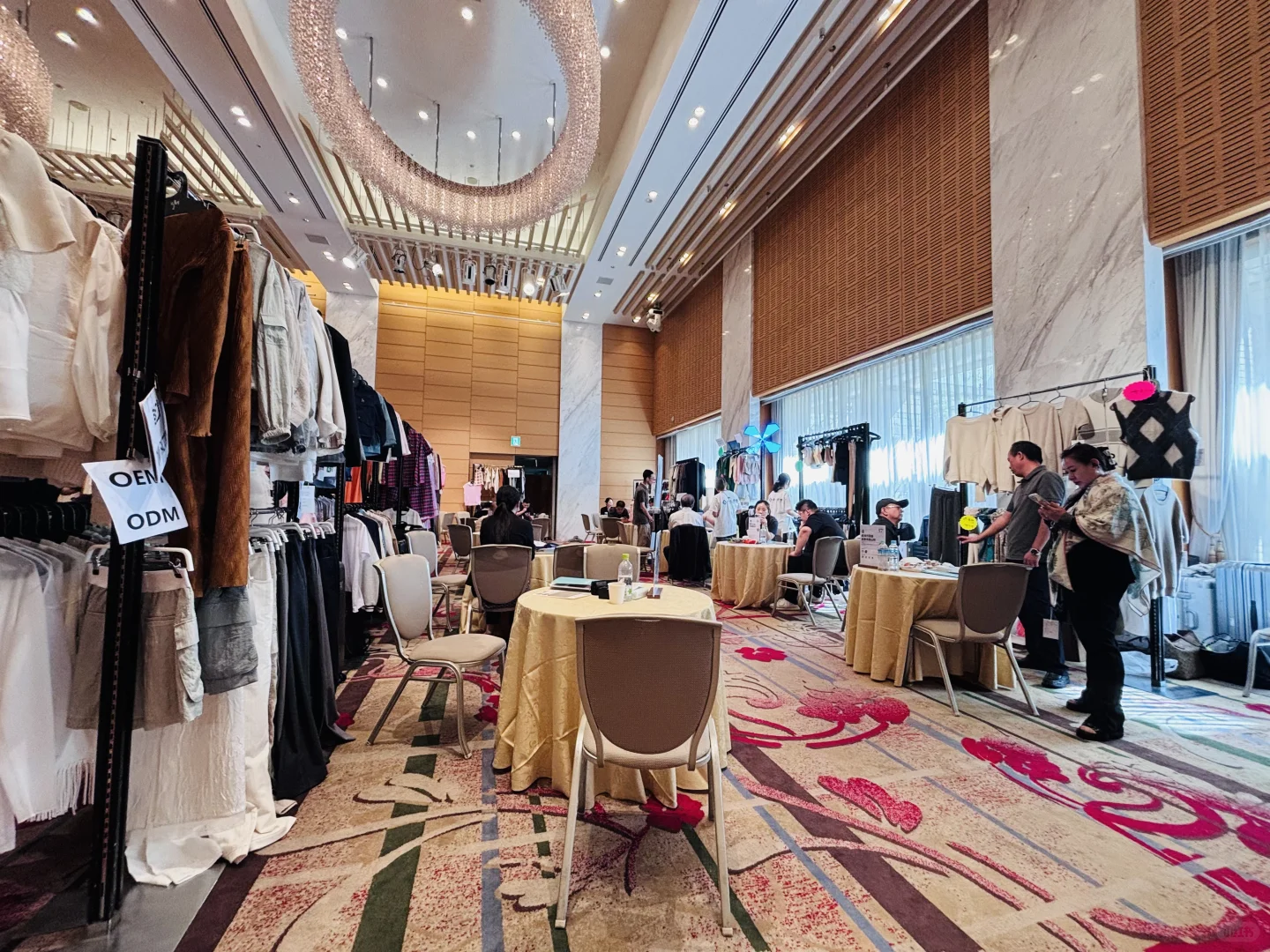 大阪服装面料展会日语翻译的一天
