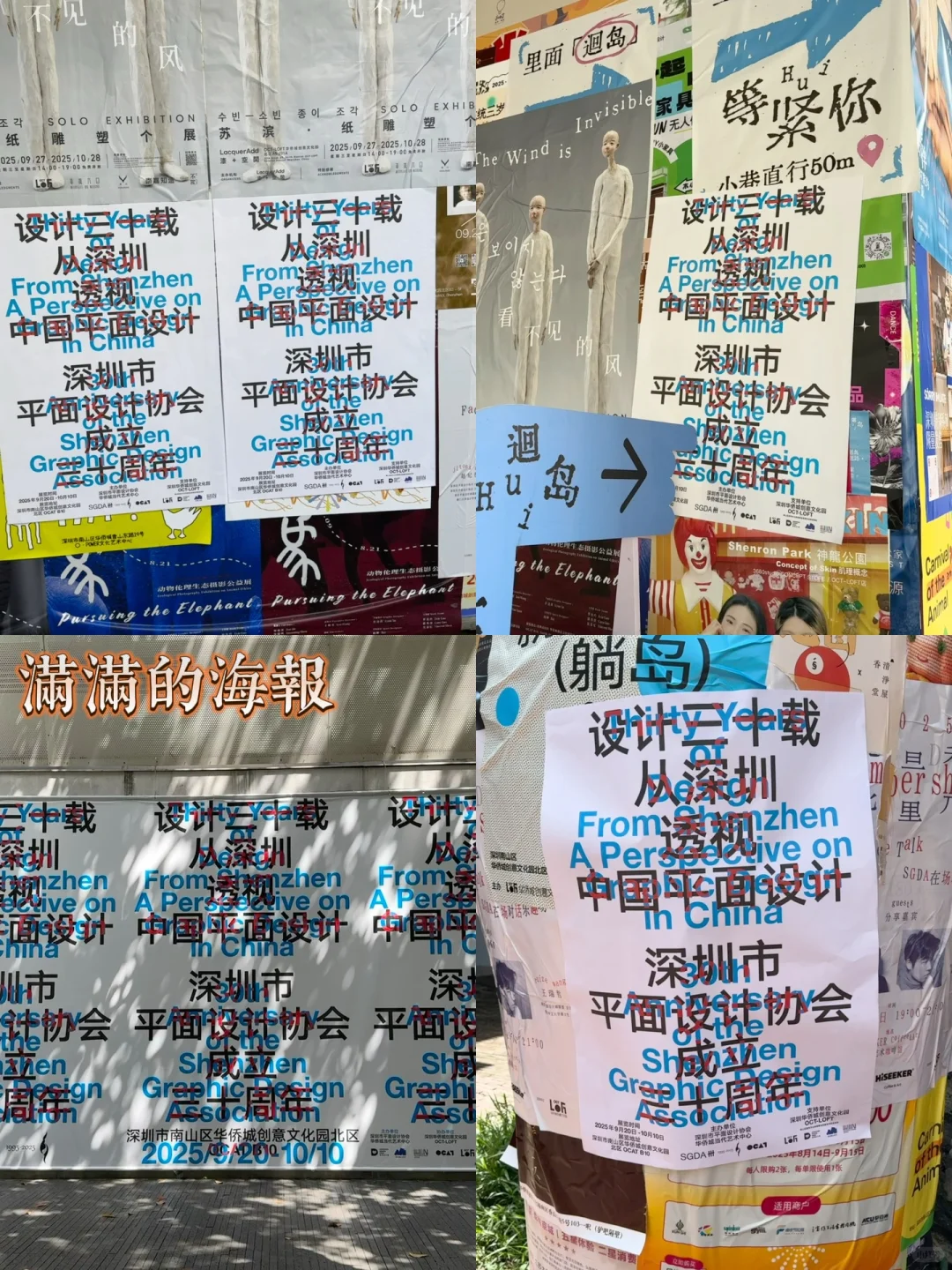 从深圳平面设计三十周年展学设计✨