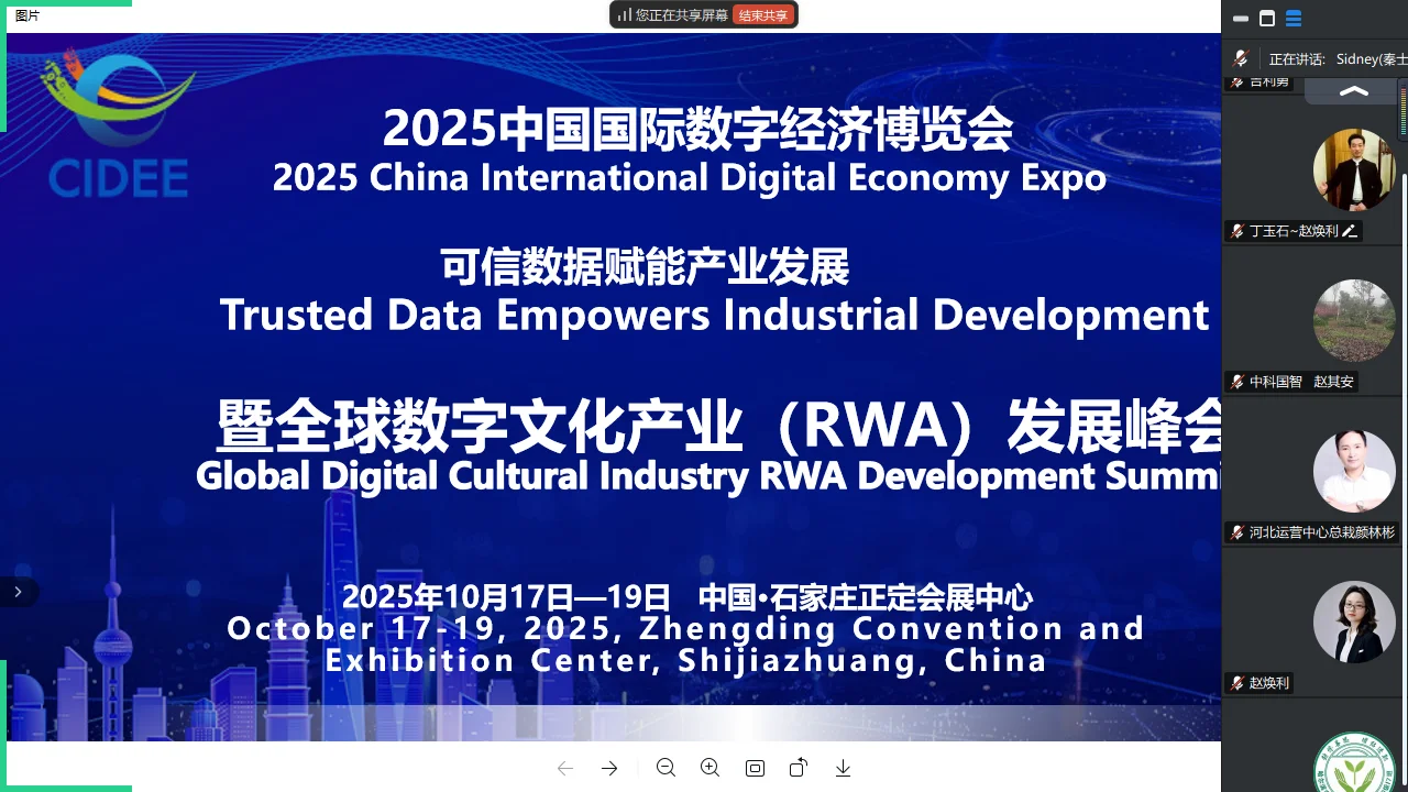 全球数字文化产业RWA发展峰会首次线上会议