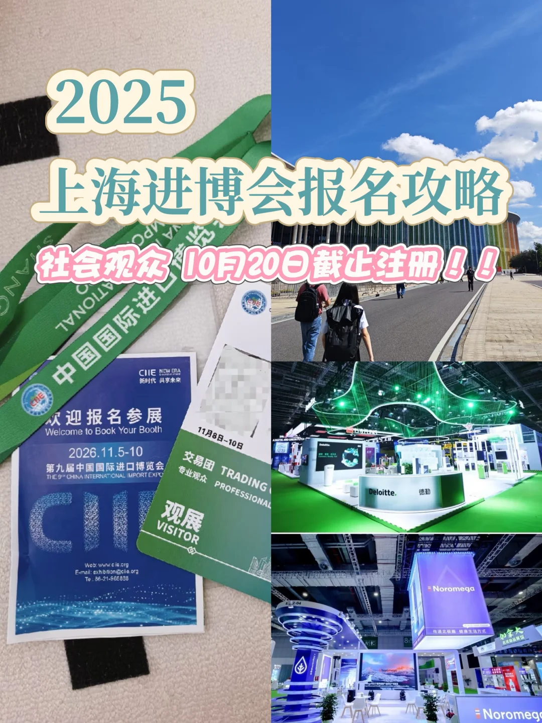 进博会社会观众注册攻略?10月20日截止!